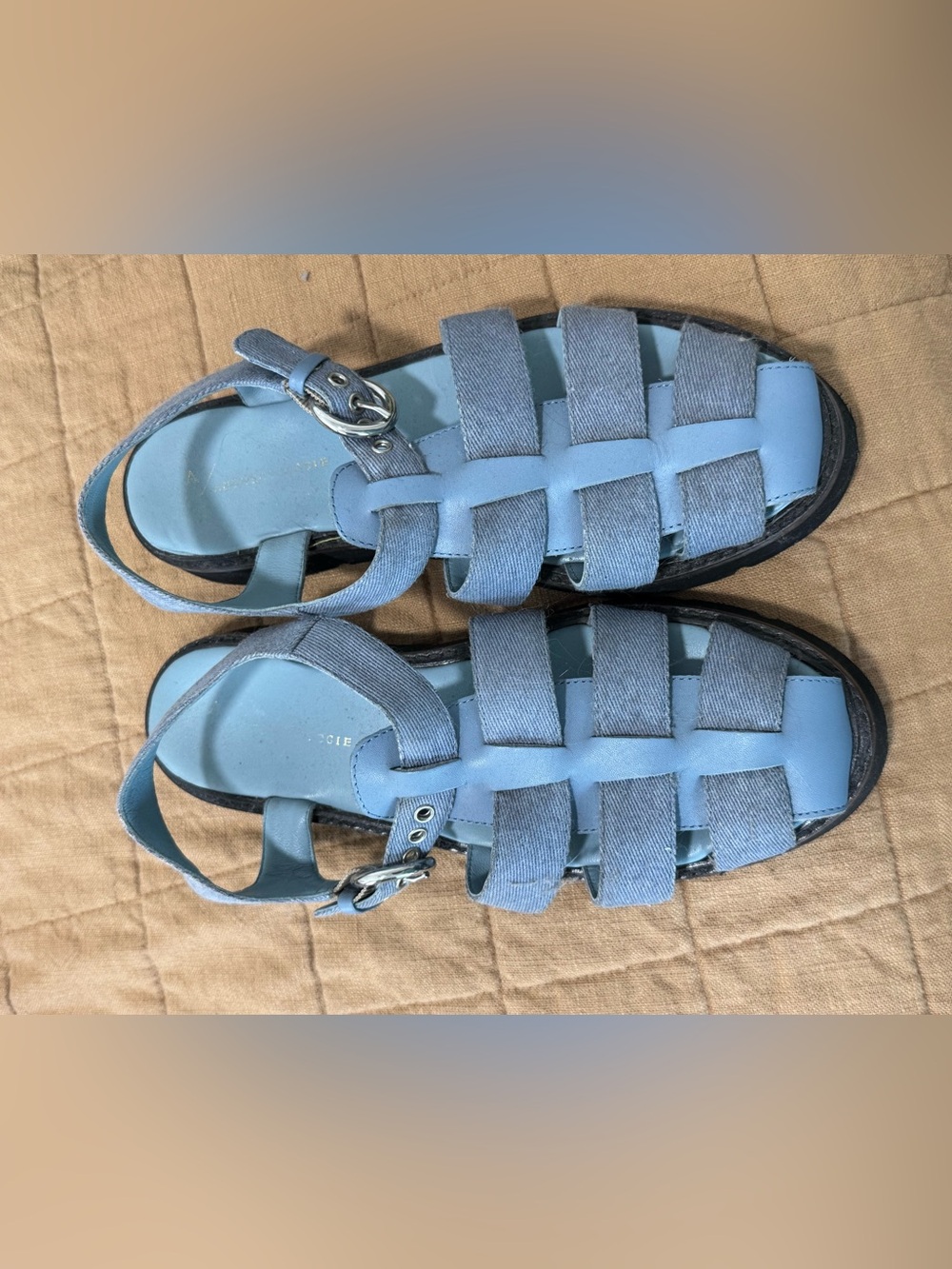 Anthropologie fisherman sandals